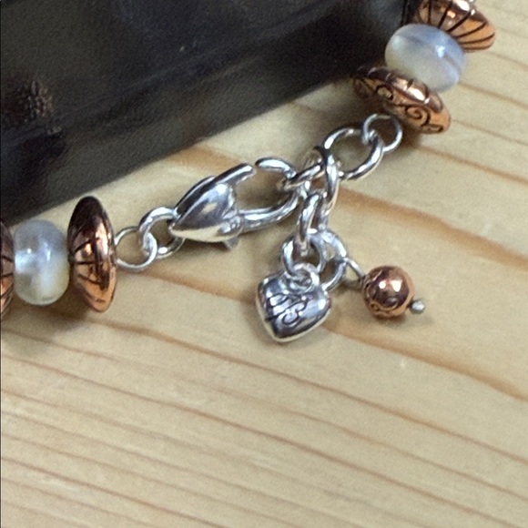 Brighton Silver and Copper Charm Bracelet - Picture 2 of 4
